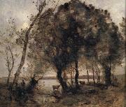 The lake  Jean Baptiste Camille  Corot